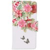 Pouzdro a kryt na mobilní telefon TopQ Samsung A54 5G knížkové Něžné květy