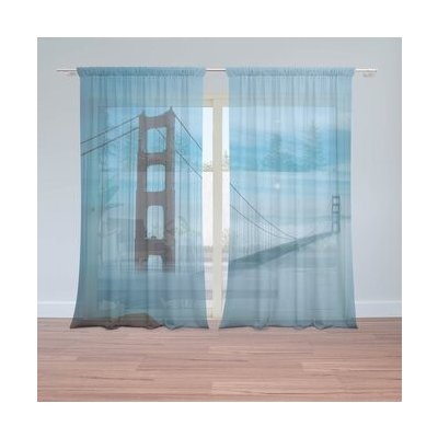 Sablio Záclony Golden Gate 3: 2ks 150x250cm – Hledejceny.cz