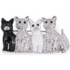 Brož Fashion Jewelry brož kočky s kamínky 128651