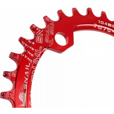 SNAIL Převodník 104 BCD 36T Červený – Zboží Mobilmania