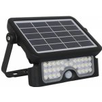 ACA Lighting LED solární reflektor se senzorem pohybu CAMPO 8W/4000K/600Lm/IP65/Li-on 3,7V/3Ah, černé – Hledejceny.cz