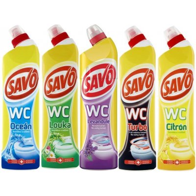 Savo WC Dezi 3v1 gel tekutý čistič 750 ml