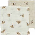 Meyco Mušelínové pleny Ginkgo 120x120 cm Off white/soft sand 2 ks – Hledejceny.cz