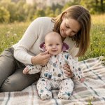 Monkey Mum® Softshellová kombinéza s membránou Denní zvířátka – Sleviste.cz