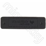 Nášivka handmade srdíčko koženka černá – Sleviste.cz