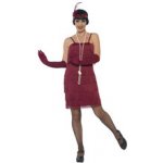charleston flapper vínový krátké – Zboží Mobilmania