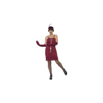 charleston flapper vínový krátké – Zboží Mobilmania