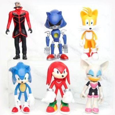 Figurky na dort 6ks ježek Sonic 12cm – Zboží Mobilmania