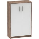 Kondela Kancelářská skříňka, kraft dunkel/bílá, JOHAN 2 NEW 13 JH033 – Zboží Mobilmania