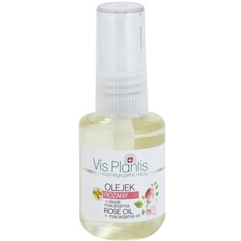 Vis Plantis Care Oils růžový olej na obličej Enriched with Macadamia Oil 30 ml