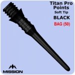 Mission Hroty Titan Pro soft Black 50 ks – Zboží Dáma