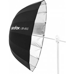 Hluboký stříbrný parabolický deštník Godox UB-85S 85cm