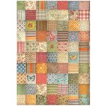 Stamperia Rýžový papír Sunflower art Patchwork – Zboží Dáma
