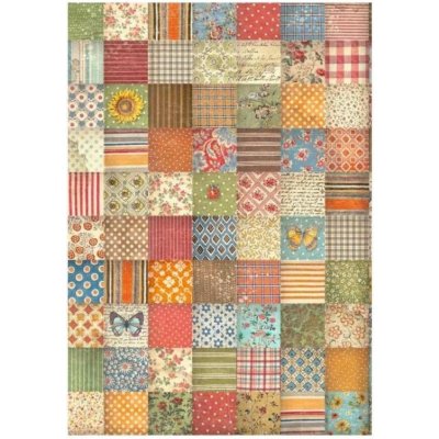 Stamperia Rýžový papír Sunflower art Patchwork – Zboží Dáma