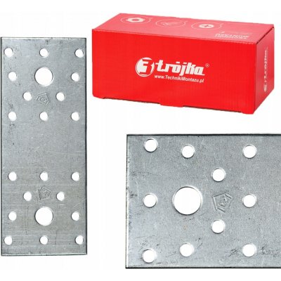 Ploché tesařské spojky Trójka 100x35x2,5 mm, 50 ks – Hledejceny.cz