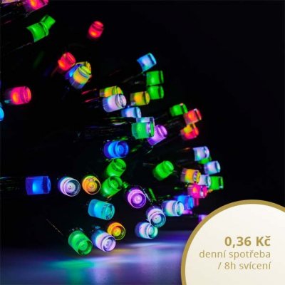 DecoLED DecoLED RGB světelný řetěz 20 m 200 diod – Zboží Mobilmania