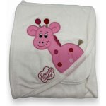 Babyline Kojenecká froté osuška s kapucí bílé85x77cm – Zboží Dáma