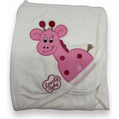 Babyline Kojenecká froté osuška s kapucí bílé85x77cm – Zboží Dáma