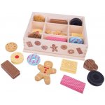 Bigjigs Toys box s dřevěnými sušenkami – Zboží Dáma