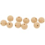 Natana silikonové korálky světle hnědé 12 mm 10 ks – Sleviste.cz