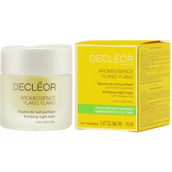 Decleor Aroma Night noční péče pro smíšenou a mastnou pleť Ylang Ylang Purifying Night Balm 15 ml