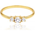 Minet JMG0286WGR zlatý prsten s bílými zirkony – Hledejceny.cz