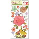 Anděl 1030 samolepící dekorace černošedá s tyrkysovými motýli 69x32 cm – Zboží Dáma