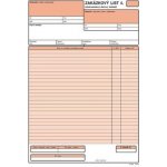 Optys 1084 Zakázkový list A4 – Zboží Dáma