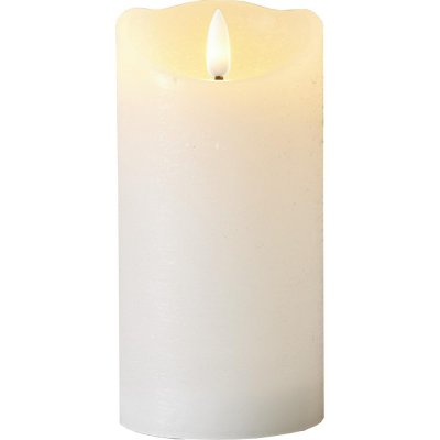 Star trading LED svíčka FLAMME RUSTIC 15 cm bílá – Hledejceny.cz