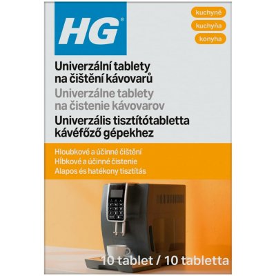 HG verzální tablety na čištění kávovarů 10 ks – Hledejceny.cz