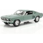 Maisto 1967 Ford Mustang Fastbackmetal zelená 1:18 – Hledejceny.cz