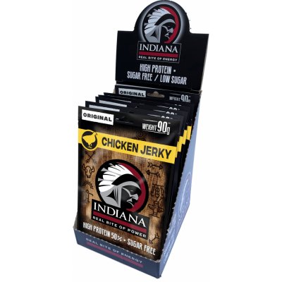 INDIANA Jerky kuřecí Original ZIP 720 g – Zboží Mobilmania