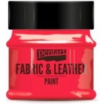 Pentart Barva na kůži a textil 50 ml ČERVENÁ – Zboží Dáma