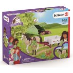 Schleich 42533 Sarah s koníkem a zvířátky kempují – Hledejceny.cz