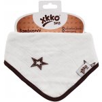 KIKKO Bambusový slintáček/šátek XKKO BMB Natural Brown Stars – Hledejceny.cz