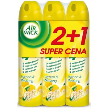 Air Wick spray 4in1 citrón & Ženšen 3 x 240 ml