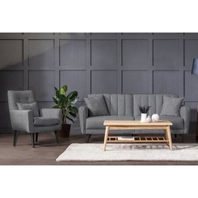 Atelier del Sofa Set AQUA-TAKIM4-S 94216 Dark Grey – Zboží Mobilmania