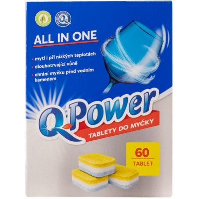 Q-Power tablety do myčky All in1 60 ks – Zboží Dáma