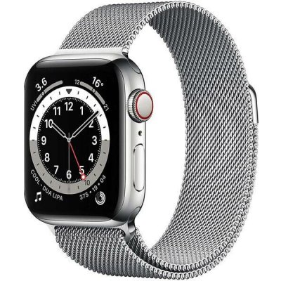 SES Elegantní kovový pásek pro chytré hodinky Apple Watch 40 mm 4.série - stříbrný 9056 – Hledejceny.cz