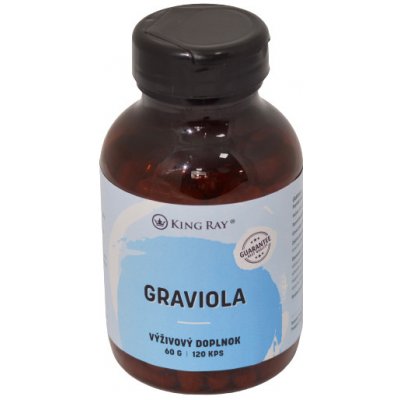 Kingray Organická graviola extrakt 120 kapslí x 450mg