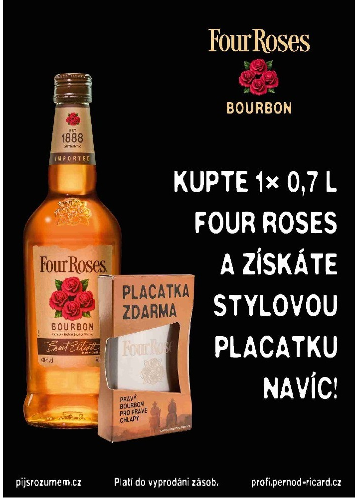 Four Roses 40% 0,7 l (karton placatka)