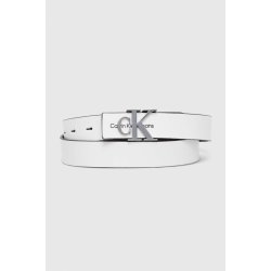 Calvin Klein Kožený pásek dámský bílá K60K610281