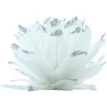 DECOLED Vánoční ozdoby ozdoba z peříček bílá průměr 12 cm – Hledejceny.cz