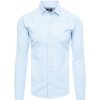 Pánská Košile Dstreet pánská košile s dlouhým rukávem Riehoot blankytná modř