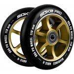 Soke 803204 Kolečka na koloběžku 110 mm zlatá 2 ks – Sleviste.cz