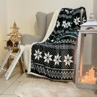 Jahu deka BERÁNEK winter zelený 150x200 – Zboží Mobilmania