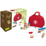 Jouéco doktorský kufřík s dřevěným příslušenstvím 8ks – Zboží Dáma