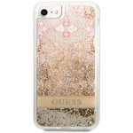 Pouzdro Guess Liquid Glitter Paisley Apple iPhone 7/8/SE2020/SE2022, zlaté – Zboží Mobilmania