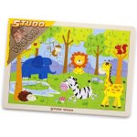 Studo Wood Puzzle safari 24 ks – Zboží Mobilmania