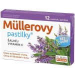 Dr.Müller Pastilky se šalvějí bez cukru ZP 12 pastilek – Hledejceny.cz